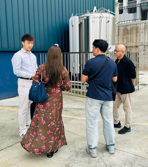 越南客户参观工厂