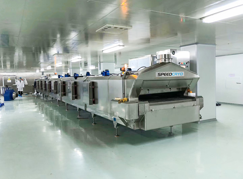 液氮隧道冷冻机能达到什么温度？